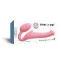 Безремневой страпон Strap-On-Me Rose M, полностью регулируемый, диаметр 3,3см