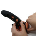 Удлиняющая насадка на пенис с петлей для мошонки Pretty Love Penis Sleeve With Ball Strap 5.98" Black