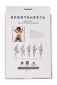 Тонкий страпон на ремнях Sportsheets Saffron женский, черный
