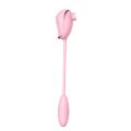 Вакуумный стимулятор клитора с виброяйцом High End Suction Love Egg PINK
