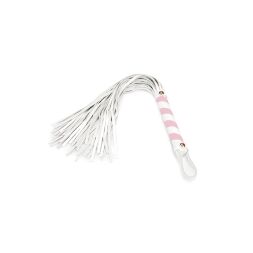 Флоггер Liebe Seele White &amp; Pink Leather Flogger