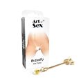 Зажим для клитора Art of Sex - Clit Clamp Butterfly, золото