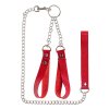 Наручники с поводком Gentle Hold, Red