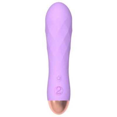 Мини-вибратор с рельефом You2Toys Cuties Gene лиловый