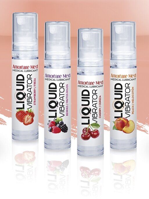 Стимулирующий лубрикант от Amoreane Med: Liquid vibrator - Berries ( жидкий вибратор ), 10 ml