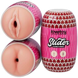 Мастурбатор - Slider Double-Ended Masturbator Ass and Vagina Flesh