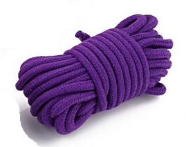 Мотузка для бондажу 5M PURPLE, SKN-C081 (5 метрів)