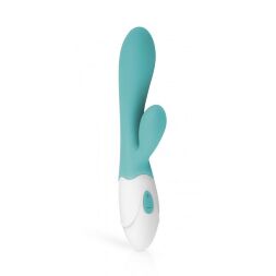 GVO002 Вибратор-кролик Blis Good Vibes Only, силиконовый, голубой, 20 х 3.2 см