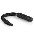 Фаллоимитатор реалистичный Easytoys с прикрепленным флогером, черный Flogger Dildo