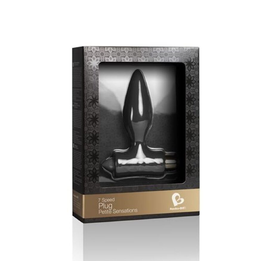 Анальная пробка ROCKS-OFF - PETITE SENSATIONS PLUG Black