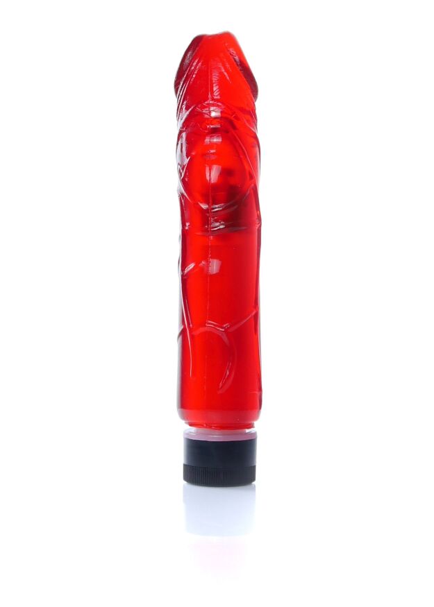 Вібратор реалістичний червоний Vibrator-Juicy Jelly - Multispeed Red
