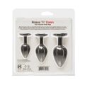 Набор силиконовых анальных пробок BMS Roses Til’ Dawn Silicone Anal Plug Kit Starter Kit Black