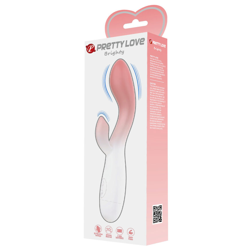 Вібратор - Pretty Love Brighty White/Pink