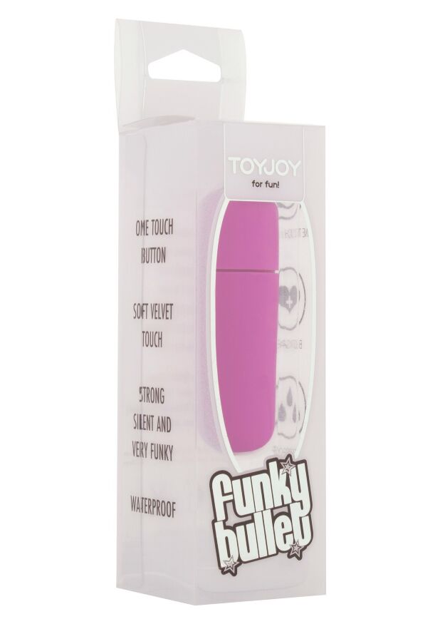 Вібропуля Funky Bullet фуксія, 5.5 х 1.5 см