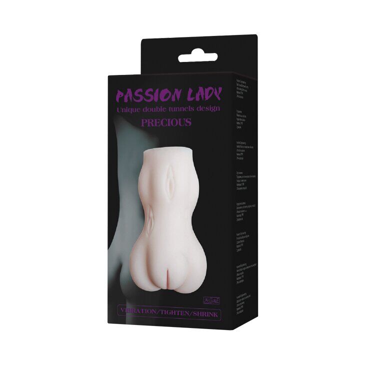 Мастурбатор с двумя входами и вибрацией BAILE - Passion Lady, BM-009172