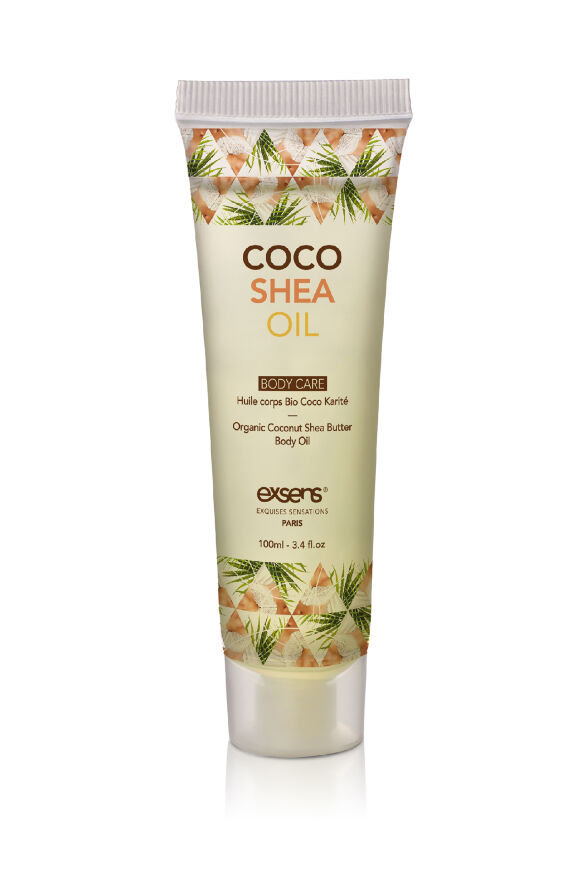 Органическое массажное масло EXSENS BIO MASSAGE OIL COCO SHEA OIL 100ML