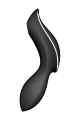 Подвійний вібратор із вакуумною стимуляцією SATISFYER CURVY TRINITY 2 чорний