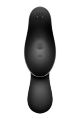 Подвійний вібратор із вакуумною стимуляцією SATISFYER CURVY TRINITY 2 чорний
