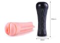 Вагина - мастурбатор с вибрацией Boss Series: Vibrating Vagina cyber skin - Latarka, BS6000025