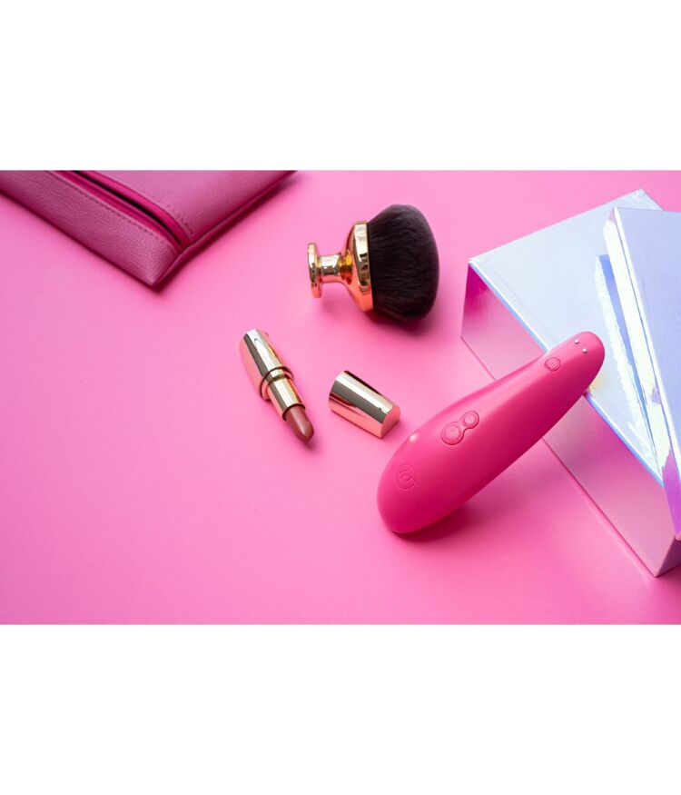 Вакуумный клиторальный стимулятор WOMANIZER Muse Pink Rose