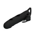 Подовжуюча насадка на пеніс з петлею для мошонки Pretty Love Penis Sleeve With Ball Strap 5.5" Black