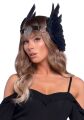 Черная головная повязка с перьями Leg Avenue Feather Headband