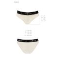 Трусики с широкой резинкой и кружевом PS001 PANTIES ecru M - Passion