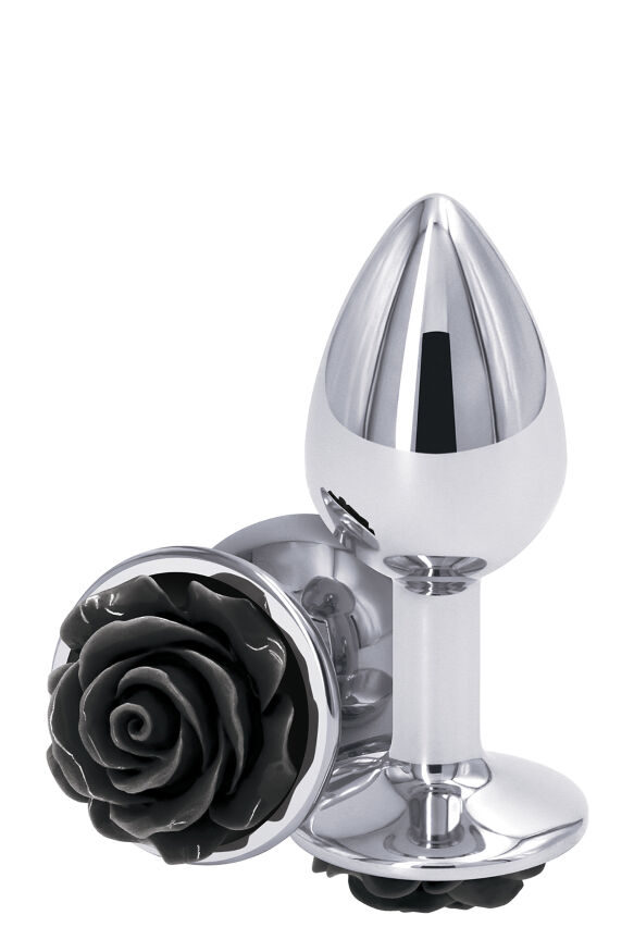 Анальная пробка NS Novelties REAR ASSETS ROSE SMALL BLACK