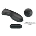 Чорна насадка на палець з вбудованим віброелементами Pretty Love Alan Finger Vibrator Black