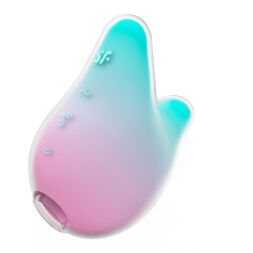Симулятор орального секса с вибрацией Mermaid Vibes mint/pink