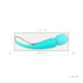 Вибромассажер для всего тела, 21х4.5 см  LELO Smart Wand 2 Medium Ocean Blue
