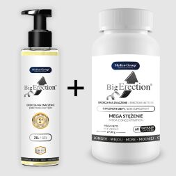 Лубрикант и гель 2-в-1 для эрекции и пролонгации BigErection Medica, 150 мл