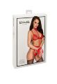 Комплект Kissable Bondage Kiss Set Red L/XL