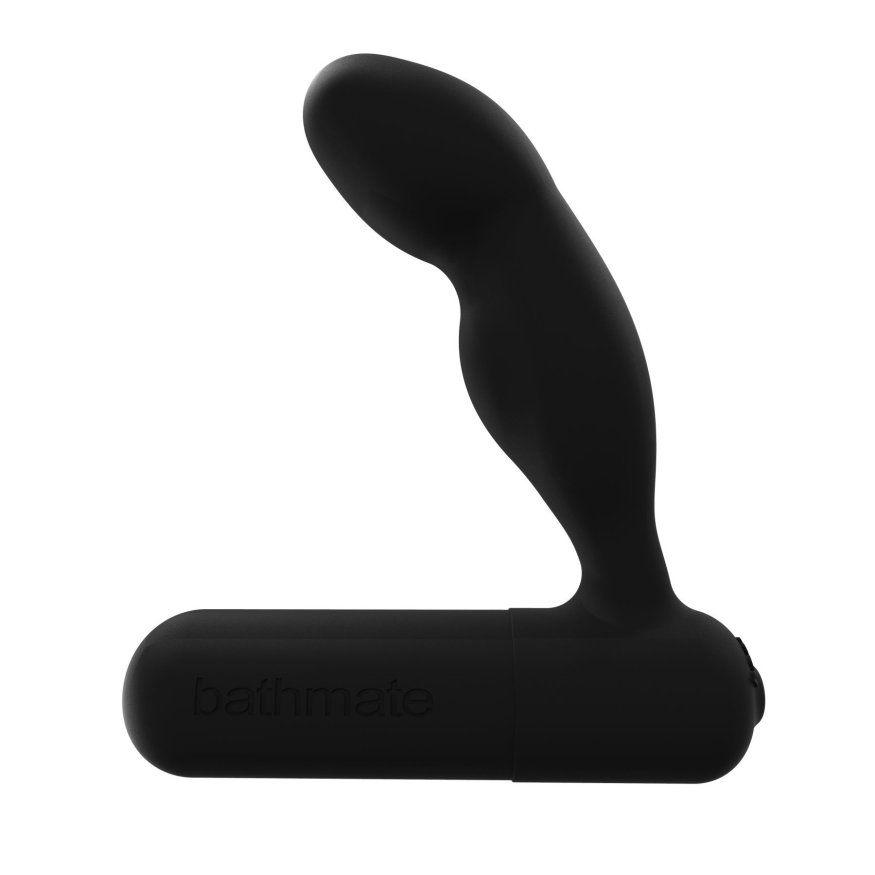 Тонкий вибромассажер простаты Bathmate Prostate Vibe ∅ 2,5 см, мощный и перезаряжаемый + мешочек