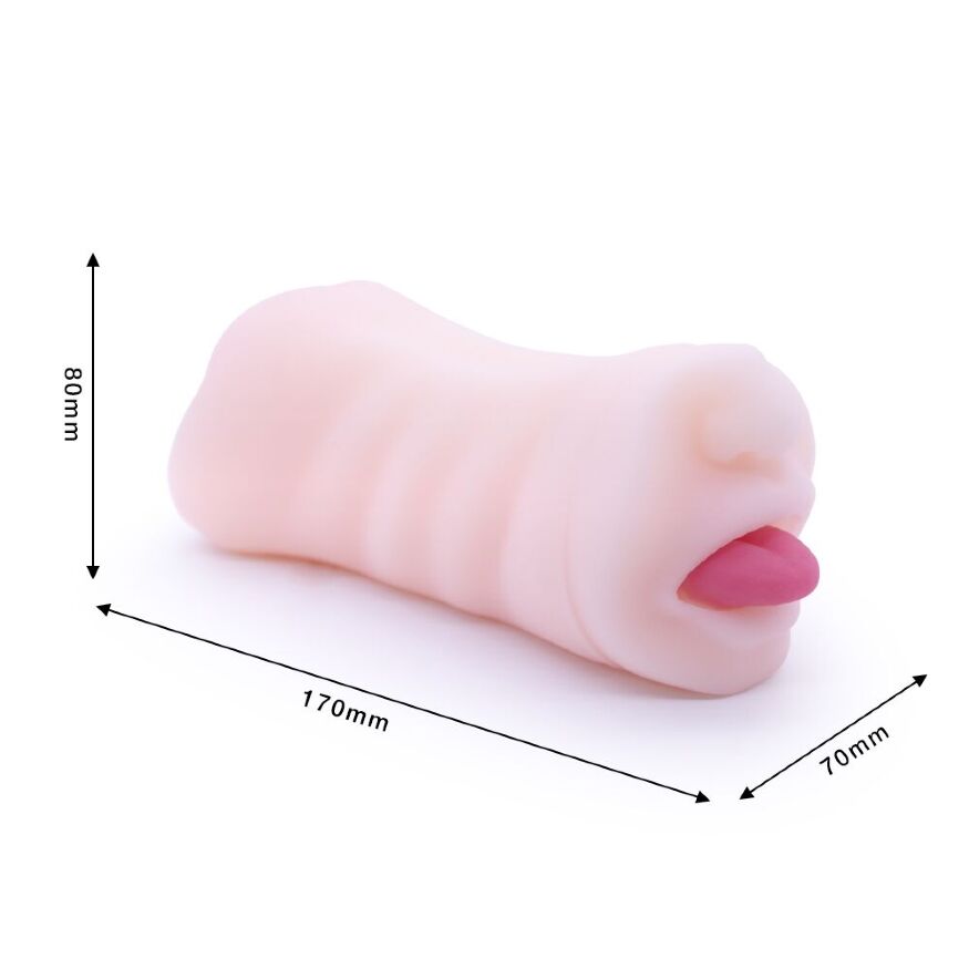 Двухсторонний мастурбатор Men Powerup Eroticism: вагина и ротик
