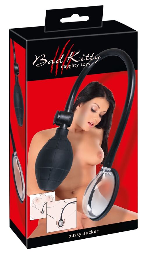 Вакуумная помпа для половых губ Bad Kitty Sucker Mini