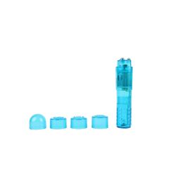 Мини-вибратор со сменными насадками Chisa Basic Luv Theory Ultimate Massager, голубой