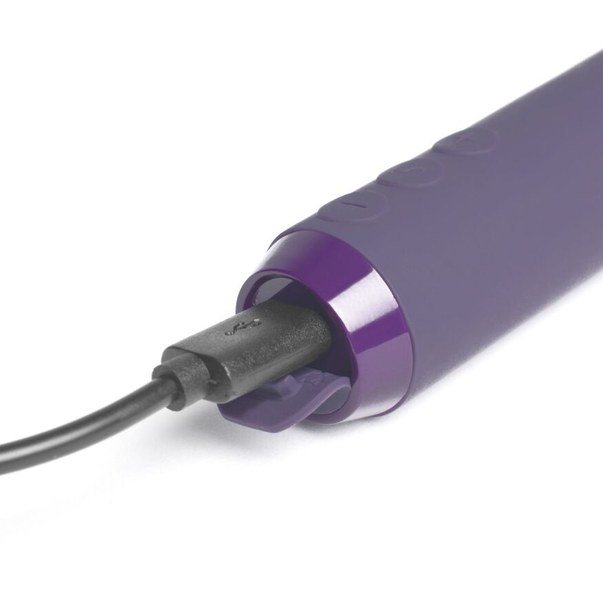 Мощная вибропуля с фиксацией на палец Je Joue - Classic Bullet Vibrator Purple