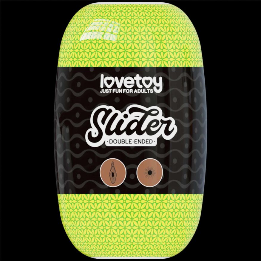 Мастурбатор - Slider Double-Ended Masturbator Vagina and Anus Brown