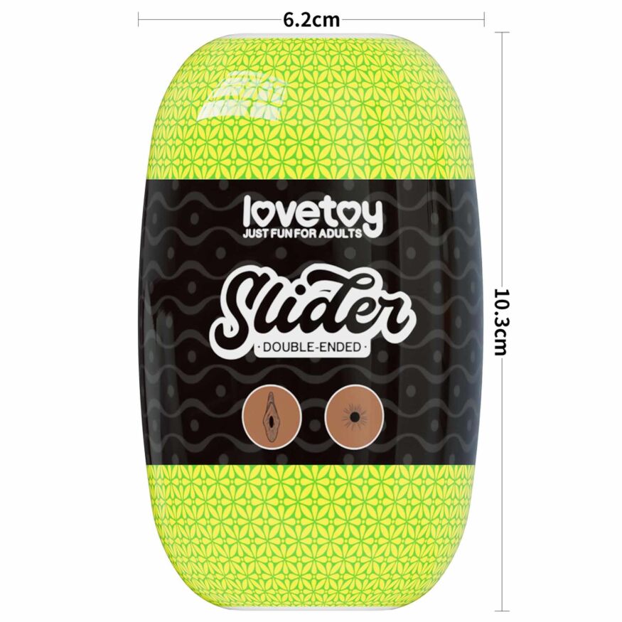 Мастурбатор - Slider Double-Ended Masturbator Vagina and Anus Brown