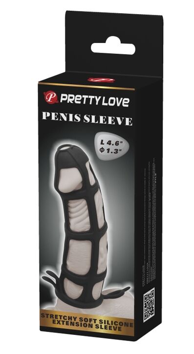 Стимулирующая ажурная насадка Penis Sleeve, BI-026235