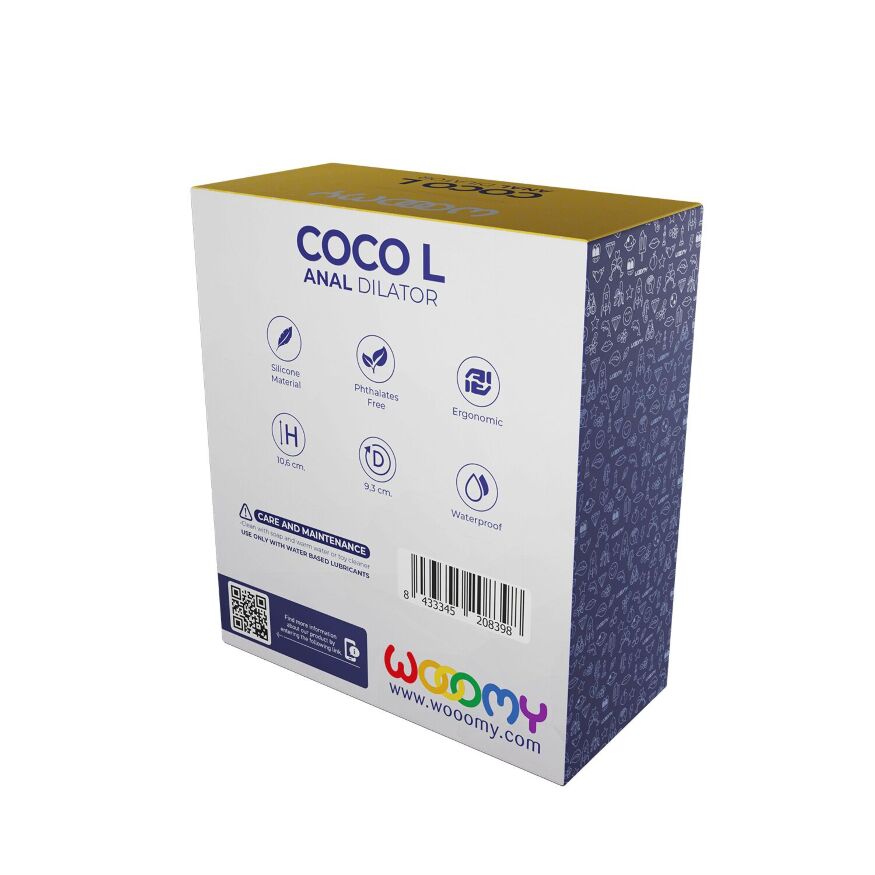 Анальний розширювач Wooomy Coco L Anal Dilator ∅ 9,3 см