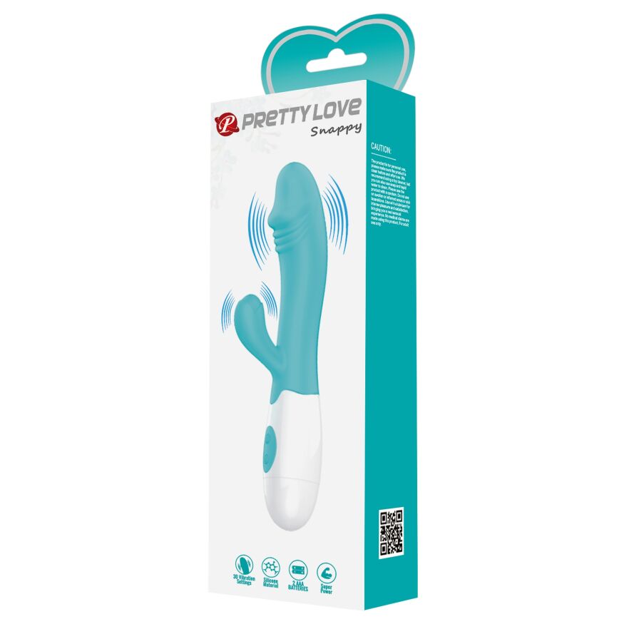 Вибратор серии Pretty Love - SNAPPY light blue, BI-014173-A1