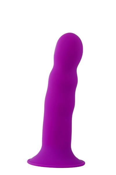 Фаллоимитатор Термоактивный SOLID LOVE RIBBED PURPLE