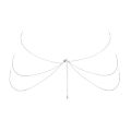 Цепочка для тела Bijoux Indiscrets Magnifique 8 Body Chain - Silver, украшение для тела