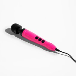 Вибромассажер DOXY Die Cast 3 Hot Pink, очень мощный, питание 220В, металлический корпус