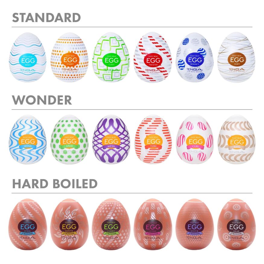 Мастурбатор-яйцо Tenga Egg Wavy