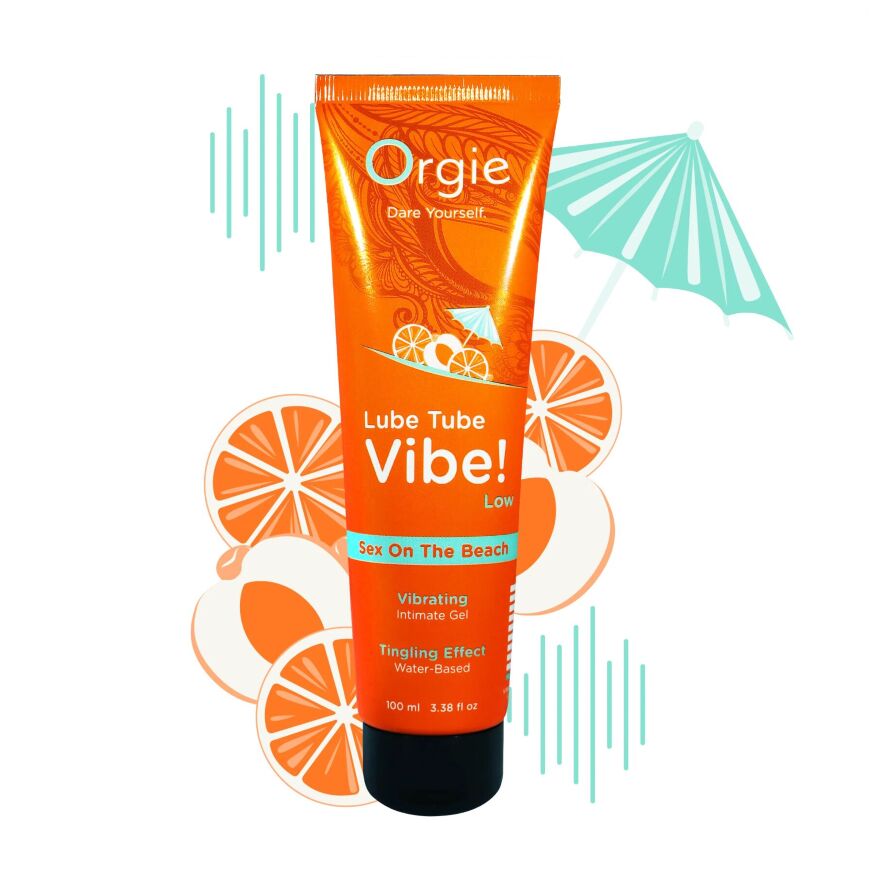 Вибролубрикант Orgie Lube Tube Vibe! Sex On The Beach 100 мл