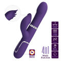 Вибромассажер с поступательным движением серии Pretty Love - Falin Twinkled Tenderness Dark Purple 7 vibration functions 4 rolling functions, BW-500012-2