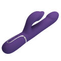 Вибромассажер с поступательным движением серии Pretty Love - Falin Twinkled Tenderness Dark Purple 7 vibration functions 4 rolling functions, BW-500012-2
